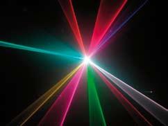 5000 5000 mw RGB ILDA DMX laser met flightcase - DMX kanalen 12 + Blackout - Kleuren Rood: 2000mW 650nm / Groen: 1000mW 532nm / Blauw: 2000mW 450nm - 128 effecten (figuren en