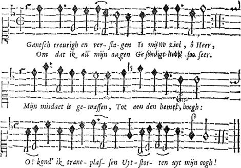 54 4. Dat Israël lankmoedigh Op Godt ook hoop' en beyd', Want hy is overvloedigh Van heyl en goedigheyd. Des boetveerdigen toevlucht tot Christum. Discantvs.