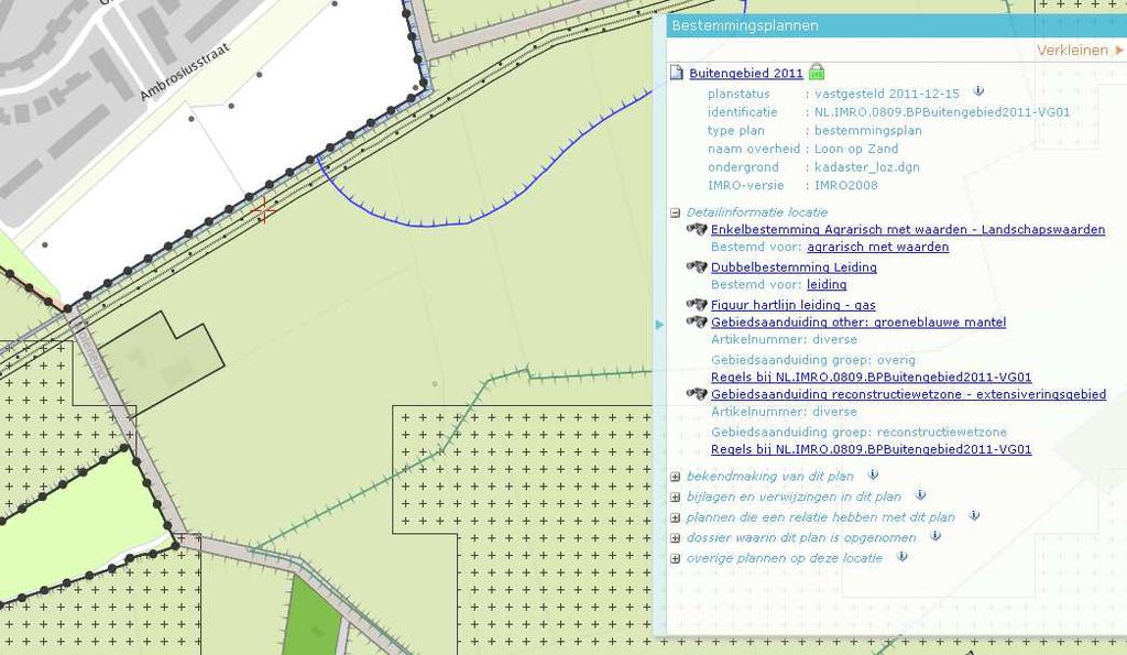 - 5-20130096B.R01a Opgemerkt moet worden dat parallel aan de bestaande A-watergang een gasleiding ligt.