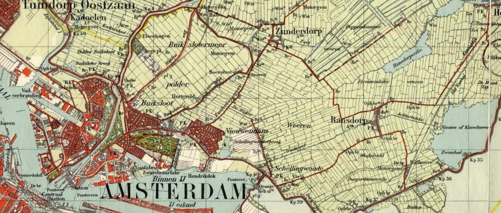 De gemeente De gemeente Amsterdam heeft in 2011 de structuurvisie 2040 vastgesteld.