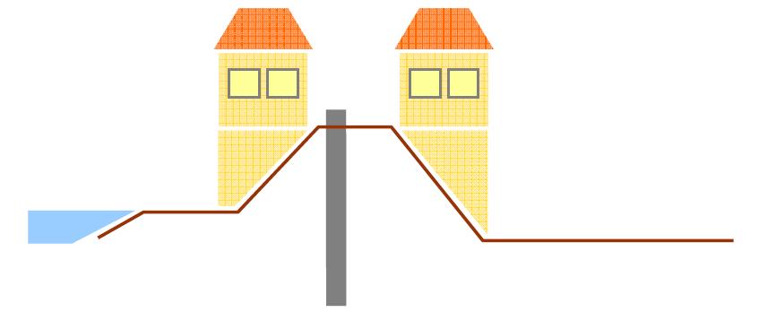 Afbeelding 3.3 Mogelijke oplossingsrichting constructie in binnenteen Afbeelding 3.