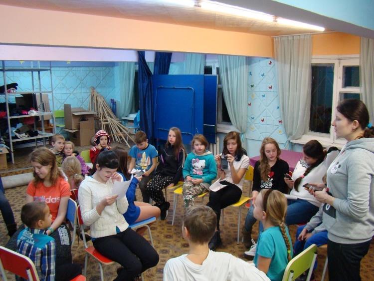 Krasnoyarsk Dagopvangprogramma voor kinderen uit probleem gezinnen.