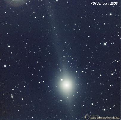 Jaargang 2009 nummer 2 De komeet Lulin gefotografeerd door