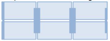 PRESTO-W DUO COMBINATIE VOLLEDIGE - INSPRINGENDE WANG BENCH Presto-W Duo combinatie met volledige wang en inspringende wang De Presto-W bench bestaat uit 4, 6 of 8 bladen gemonteerd op één onderstel