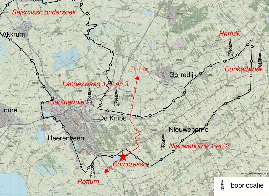 1 Gemeente Heerenveen en gaswinning De gemeente Heerenveen is als grondeigenaar, bevoegd gezag, adviseur en belanghebbende betrokken bij de gaswinning op diverse plekken in de gemeente. 1.
