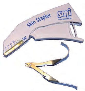 ANDERE ARTIKELEN Huid stapler & haakjesverwijderaar INDICATIE: De SMI huid stapler kan voor een