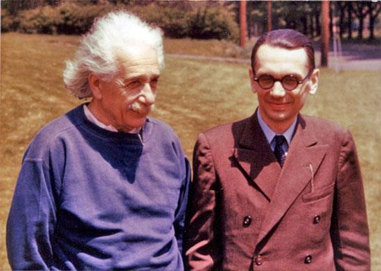 ingenieurs Op de schoot bij Einstein (op de foto met