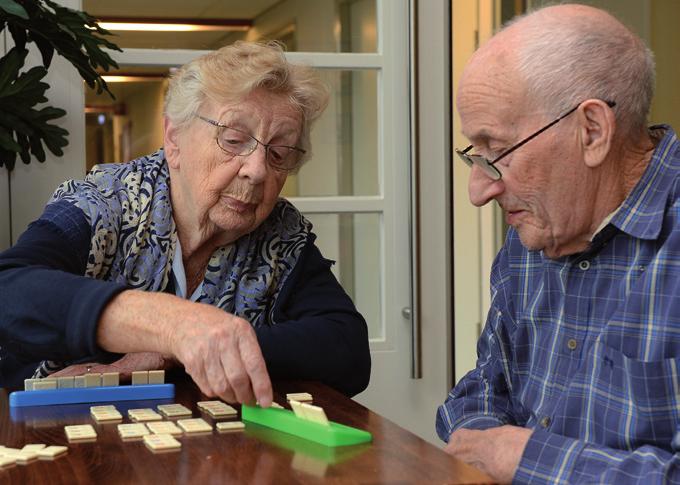 Bewoners kunnen rekenen op de zorg en ondersteuning van een klein, vast zorgteam de GGD gevestigd.