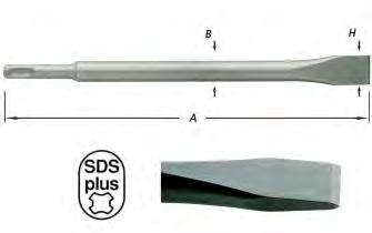 travaux de démolition 4847 Hamerbeitel, PRO, *** platte snede, kolf past voor SDS plus Voor alle afbraakwerken urin plat pour marteau