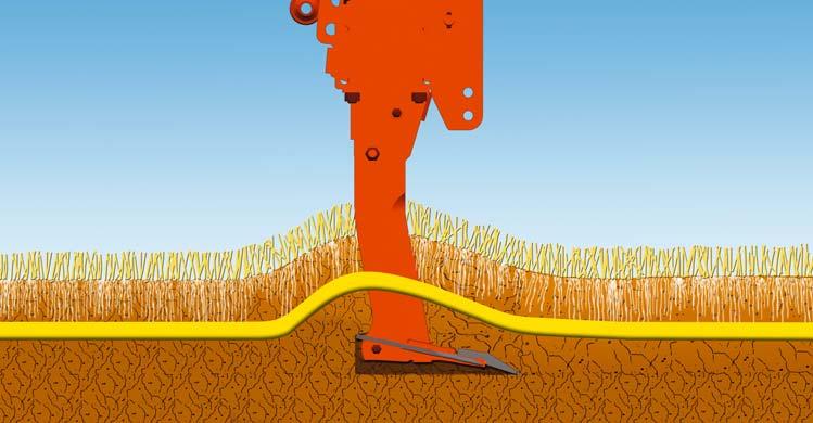 stikstof; - Een gewas beter resistent tegen ziekten; - Verbeterd de waterhuishouding; - Maximale wortel ontwikkeling GOLFVORMIG OPTILLEN VAN DE BODEM: BELUCHTING VOOR BODEMFAUNA Gewasresten en