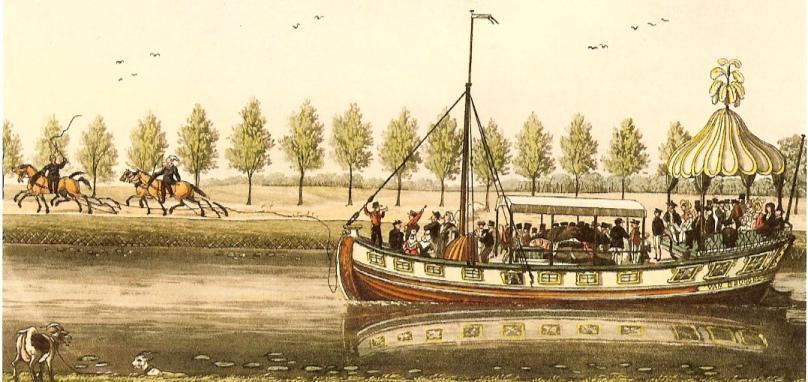 Dankzij het kanaal naar Brugge werd de reistijd tussen Gent en