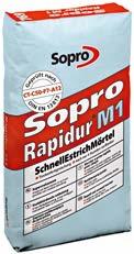 Sopro Rapidur B1 turbo/b3) = Te betegelen na een paar uur (ca. 12 48 uur). 2. Sneldrogende bindmiddelen bijv. Sopro Rapidur B5) = Te betegelen na een paar dagen (ca.