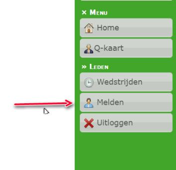 U wilt een Qualifying ronde spelen : Q-kaart aanmaken Tik op Q-kaart Kies het gewenste aantal holes wat u wil spelen voor een Qualifying resultaat.