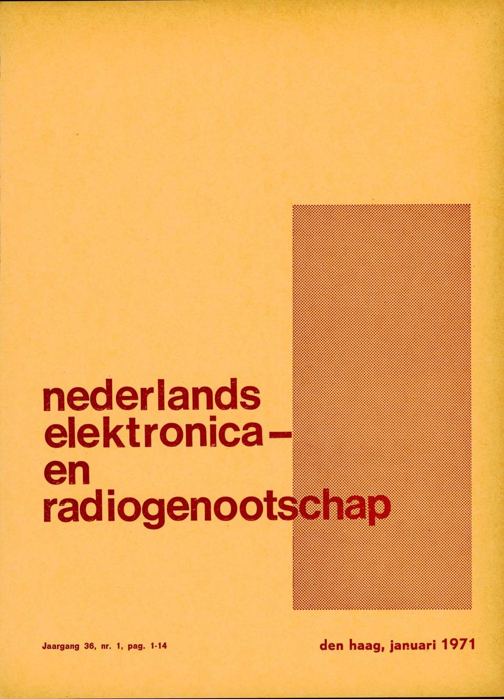 nederlands elektronica Jaargang 36,