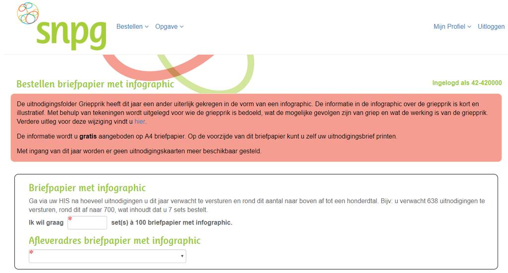 Stap 3 U kunt voor het briefpapier met infographic aangeven hoeveel sets u wilt bestellen. Bereken hoeveel uitnodigingen u gaat versturen en rond dit aantal af naar boven op honderdtallen.