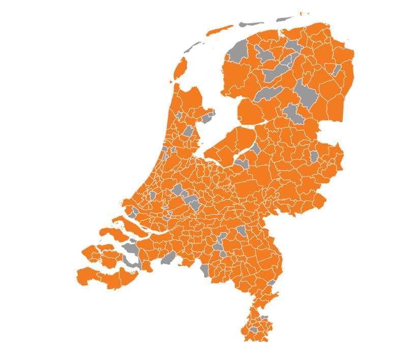 Bijlage 1. Onderzoeksverantwoording (3/4) In de analyse zijn 335 vragenlijsten (gemeenten) betrokken.