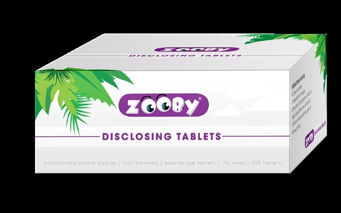 Gemengde verpakking Zooby wegwerpprophyhoekstukken, 5 verschillende motieven Gemengde verpakking Zooby wegwerpprophyhoekstukken, 5 verschillende
