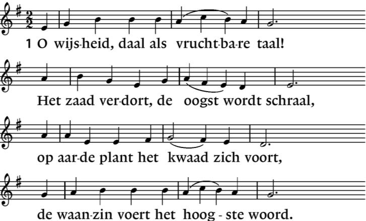 wij worden stil Orgelspel Welkom *wie kan gaat staan Morgenlied: lied 466: 1, 4 en 5 4.
