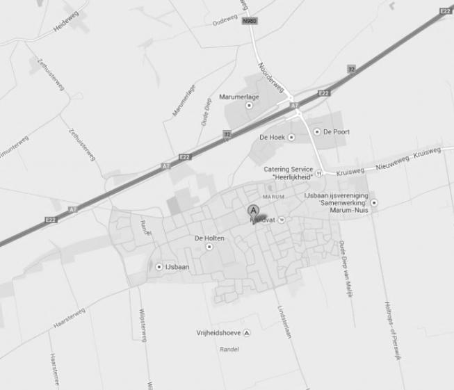 Object Het object betreft elf percelen grond in het centrum van Marum, kadastraal bekend gemeente Marum, sectie F, nummer 2745, 3284, 3288, 3289, 5737, 5842, 5846, 5848, 5849, 5850 en 6192, totaal