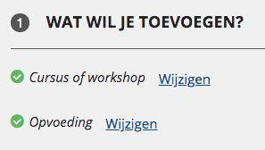 Hierbij gaat het over locaties die op zichzelf kunnen bezocht worden. Een locatie die je langs de rechterkant invoert zal apart verschijnen op verschillende agenda s.