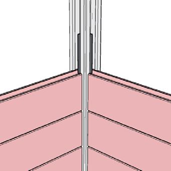 parte inferior. Si el montaje se hace sobre un suelo de hormigón, se deberá cortar hasta alcanzar la altura deseada.