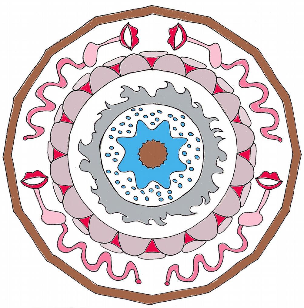 Looistoffen In bovenstaande mandala zijn de kenmerken van looistoffen symbolisch weergegeven.