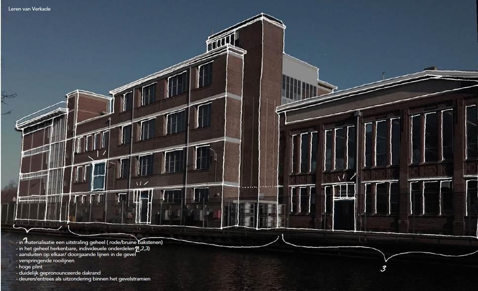 Door het fabrieksterrein van Verkade als referentie te nemen voor de stedenbouwkundige opzet voor Overtuinen wordt het palet aan Zaanse stijlen verbreed.