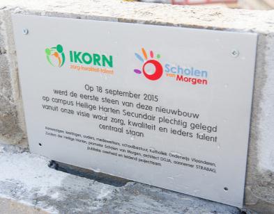 IN DE KIJKER Bellinda Staelens voor alle directies en personeelsleden IKORN-scholengroep bouwt in Ninove aan de toekomst Op vrijdag 18 september jl.