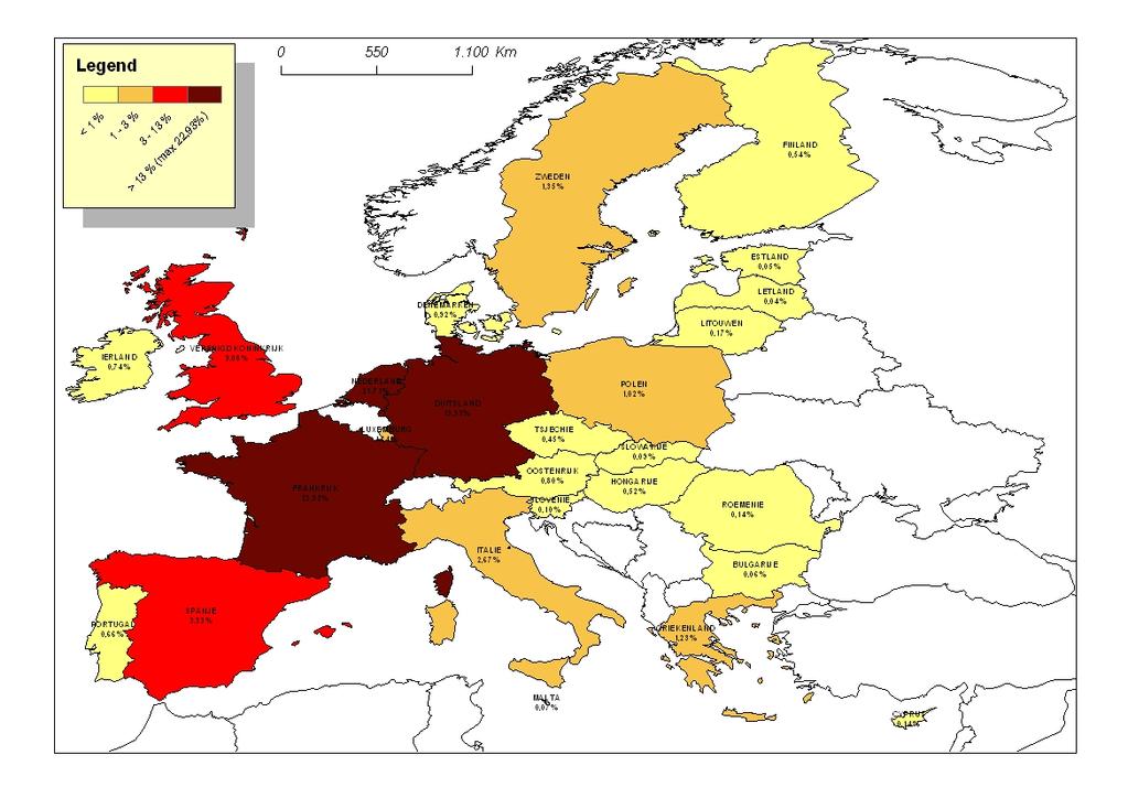 Bijlage 11: Belgische uitvoer van