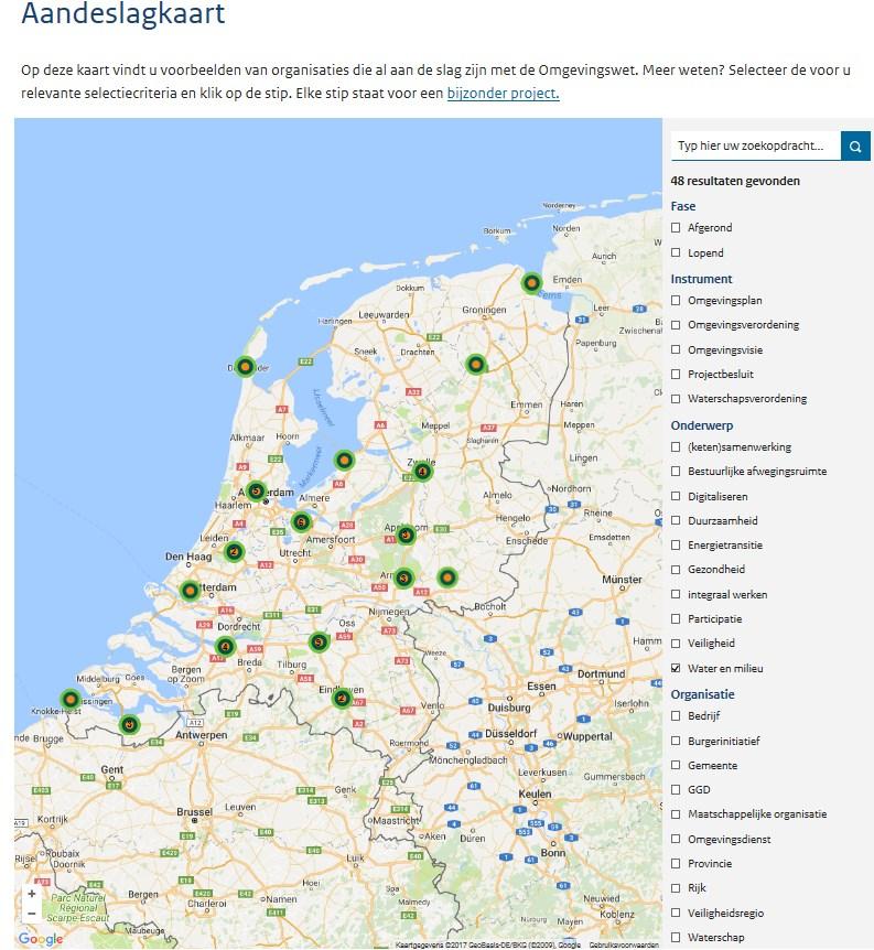 Bijdrageregeling Regioprojecten (1) Terugblik 2016-2017 11 projecten Voorbeeldproject Groningen: omgevingsvisie maken tijdens gemeentelijke