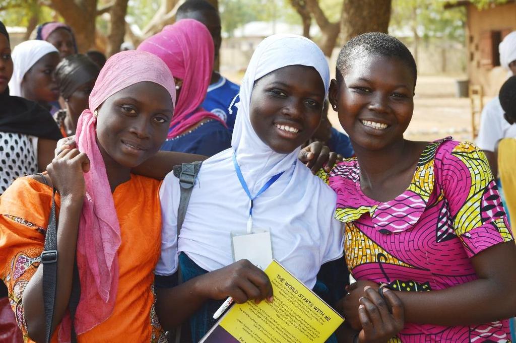 1. GOING GLOBAL VOERT ACTIE VOOR GHANA! 1.1 Bestemming actiegeld Alle scholen die dit jaar aan Going Global meedoen, voeren actie voor beter onderwijs in Ghana.