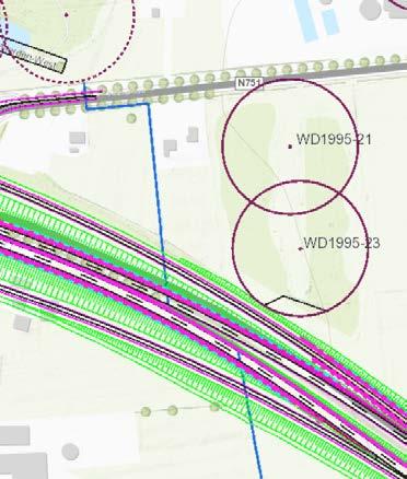 Datum 31 januari 2017 Ons kenmerk M001-1239193MHB-V01 Pagina 2 van 5 Bergingsvijvers ( t Lochter II) De nieuwe wegligging van de N35 komt dichter bij de bergingsvijvers.