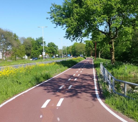 Er lijkt wel een trend te zijn dat de verkeerssituatie in de nameting door minder respondenten als stressvol wordt ervaren dan in de voormeting.