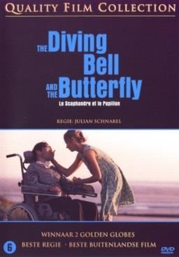 DVD s The Diving Bell and the Butterfly Het waargebeurde verhaal van de Franse Elle-hoofdredacteur Jean- Dominique Bauby die door een beroerte volledig verlamd raakt.