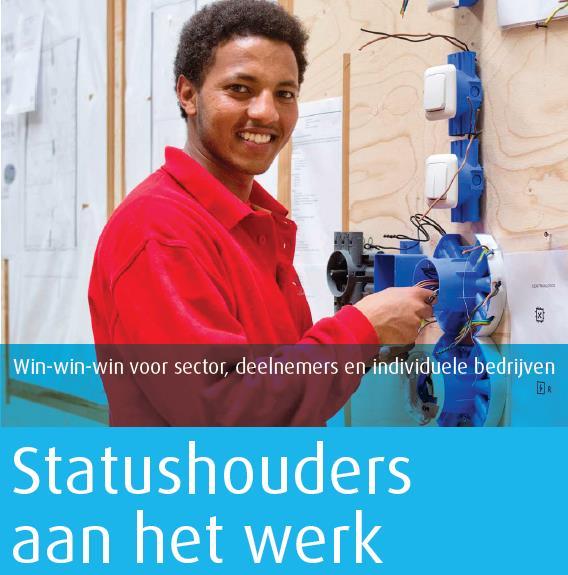 Vluchtelingen met een verblijfsstatus kans op een baan in de installatiesector 150 statushouders in