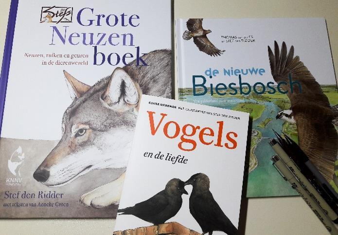 Dieren en Natuur tekenen Dieren en natuur tekenen is een buitenschoolse activiteit die wordt gegeven door Stef den Ridder (illustrator van Stefs Grote Neuzenboek ).