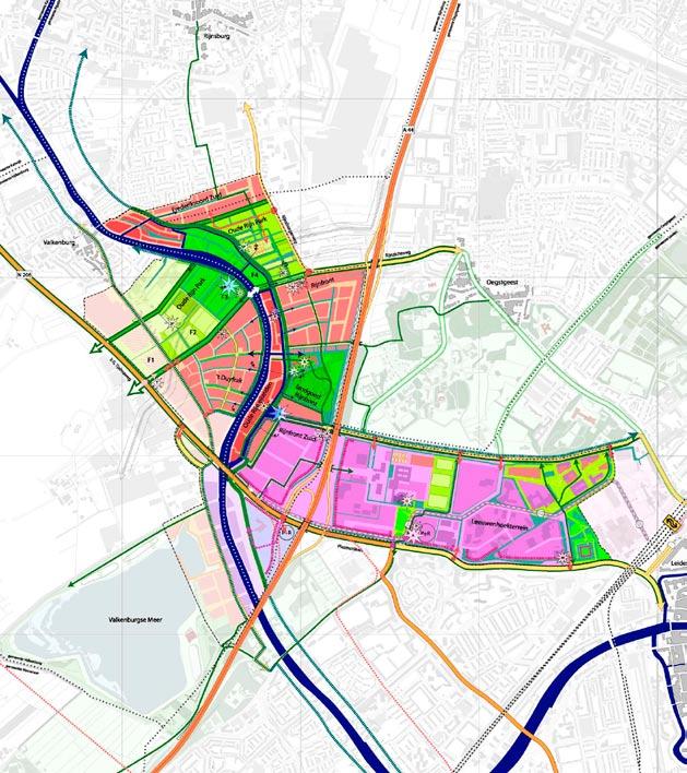 Strategisch Masterplan Knoop Leiden west (2005) Beeldkwaliteit Dit document beeldkwaliteit is een aanvulling op het stedenbouwkundig Masterplan Nieuw-Rhijngeest Zuid (februari 2007).