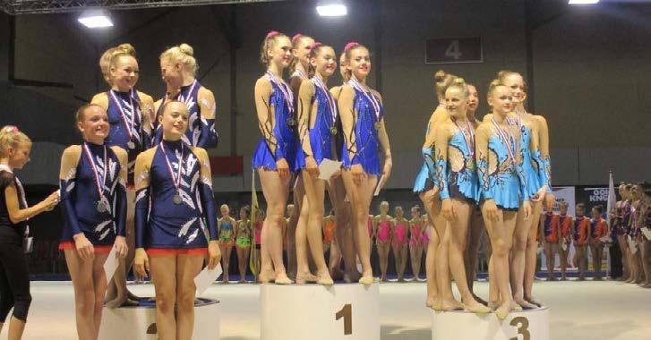 Na een wat stroef begin kon ze zich goed herpakken, en eindigde na 4 oefeningen net niet op het podium: een 4e plaats voor Melinda.