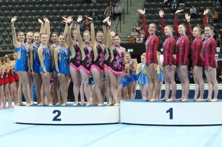 maar kwamen, jammer genoeg, net te kort: 2x zilver voor hen vandaag. In de middag sloten de Junioren-groepen het kampioenschap af.