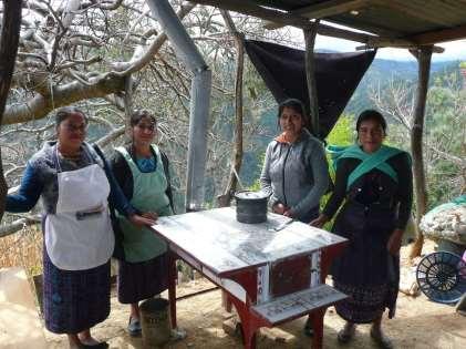Op 30 januari bezochten we de vrouwengroep van Shanshegual. Hier installeerde DIFAM 32 hout-besparende-kookvuren.