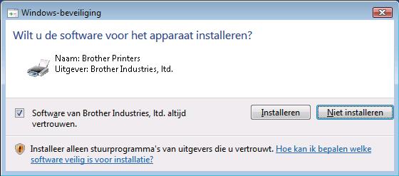 USB Windows 17 De USB-kel nsluiten 18 Het netsnoer nsluiten BELANGRIJK Sluit de mchine NIET n op een USB-poort op een toetsenord of een USB-hu zonder voeding.