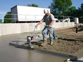 Oppervlakken optimaal egaliseren de betonvlinders maken