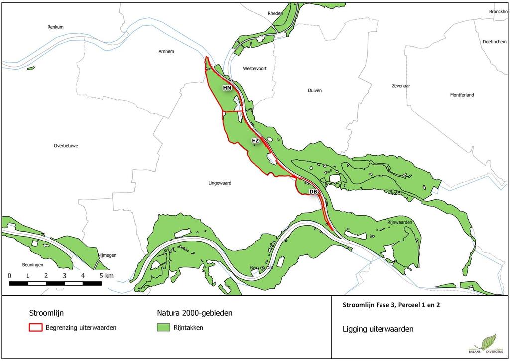 Figuur 1. Ligging van het plangebied inclusief de Natura 2000-gebieden.