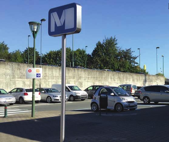 5. SMART PARKING PARK & RIDE (P+R) ONTWIKKELEN De Brusselse regering wil deze parkings actief laten beheren als P+R om de modale shift van de auto naar het openbaar vervoer te stimuleren.
