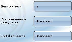 Voorbeeld: Kurzschluss des Sensors 1 Standard-Wert Sensorfout Bij geactiveerde Sensorcheck staat de sensorfout als ingangsvariabele van functies ter beschikking: Status Nee voor een correct werkende