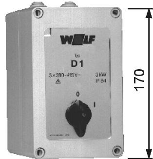 4 kw Gewicht 0,9 kg Beschermklasse IP 54 Art.-Nr.