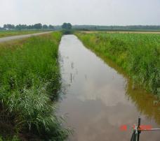 bebouwd gebied ruim(e) water(gang) in bebouwd gebied