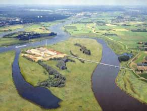 De ontwikkeling van (riviergebonden) natuur in deze grote uiterwaard sluit aan op de bestaande ontwikkelingen aan de noordzijde van de Neder-Rijn.