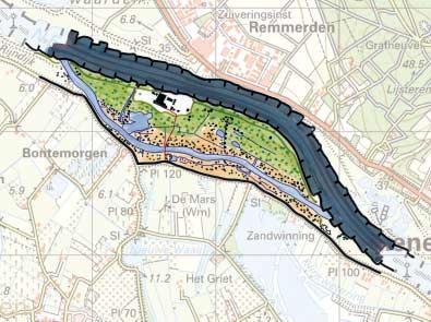 Tollewaard R24-1 De Tollewaard is een uiterwaard gelegen ten westen van Rhenen aan de linkeroever van de Neder-Rijn.
