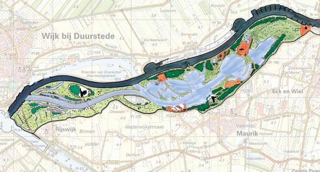 Mauriksche- en Ecksche waarden, Koornwaard en Rijswijcksche buitenpolder R28-R29-R34-2 De Mauriksche en Ecksche waarden, Koornwaard en Rijswijcksche buitenpolder omvatten een vrij groot gebied aan de